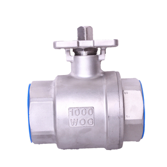 High platform threaded ball valve