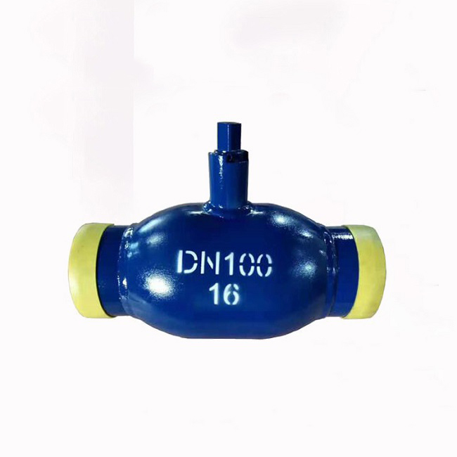 Manual fully welded ball valve